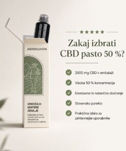 50% CBD konopljina smola