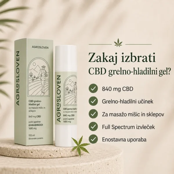 CBD grelno-hladilni gel AgroSloven – slika 2