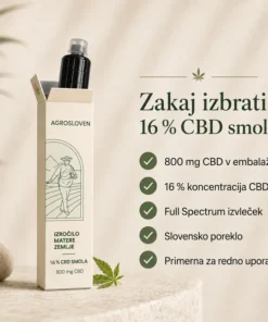 16% CBD konopljina smola