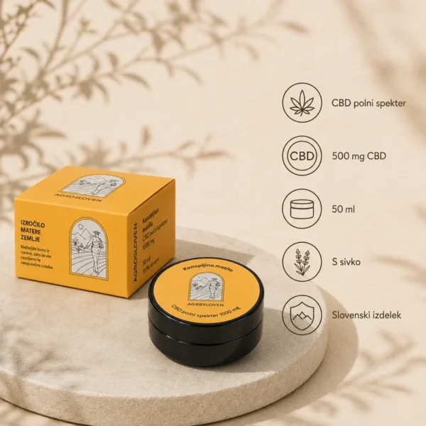 CBD konopljino mazilo – slika 2