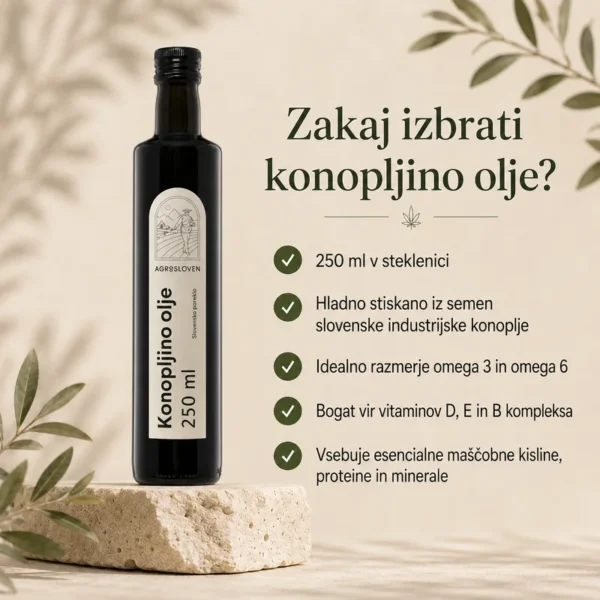 CBD konopljino olje 250 ML – slika 2